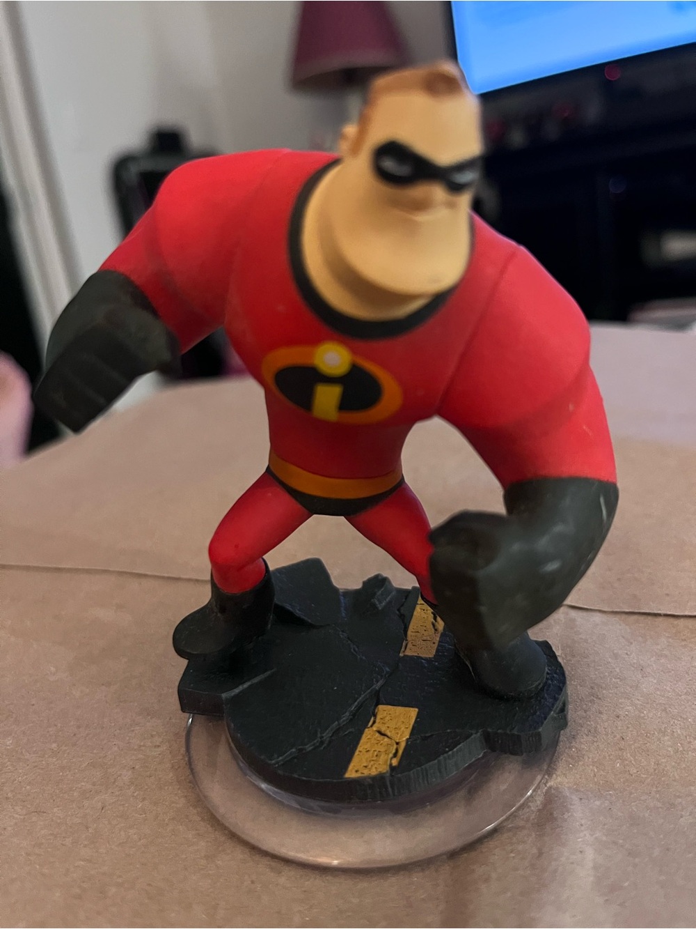 Disney Mr. Incredible Figurine - Red and Black
